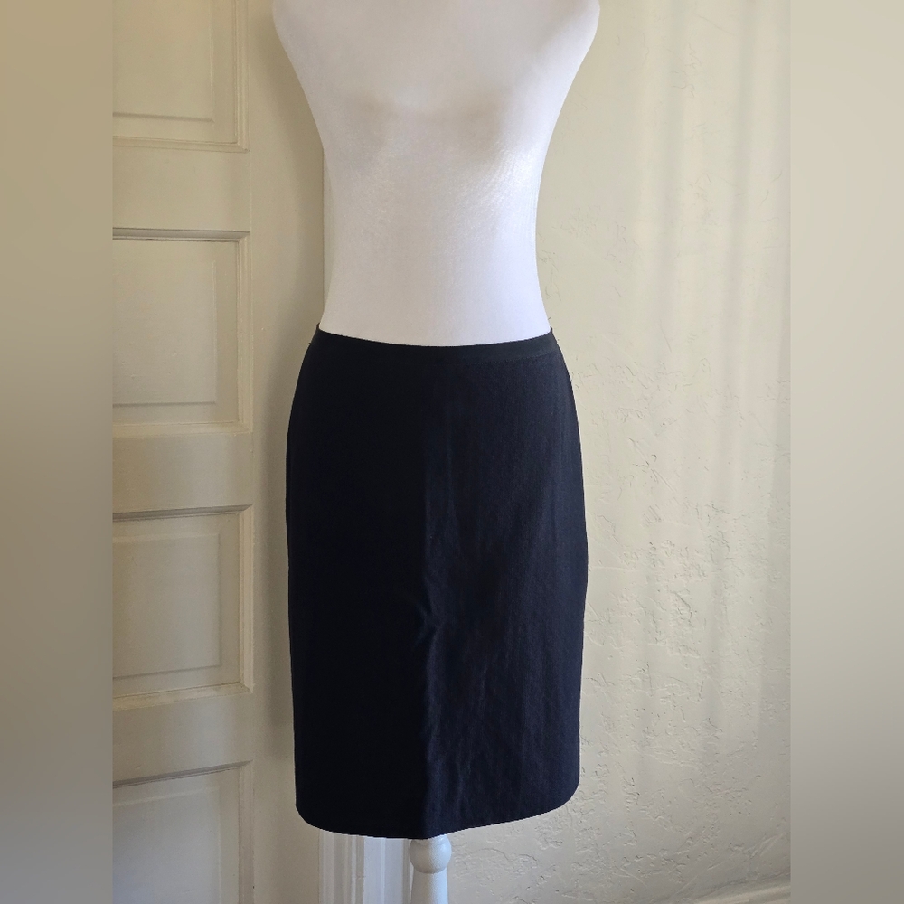 Moschino Classic Black Womens Pencil Skirt